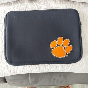 Clemson University black tablet or laptop case 13x9